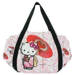 Tote Bag Pudding "KIMONO Hello Kitty" Sanrio Characters Japanese Pattern - Japan